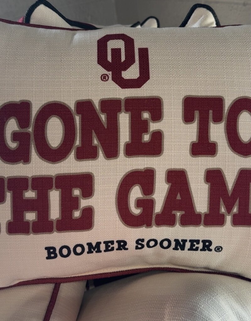 Gone to the Game Pillow