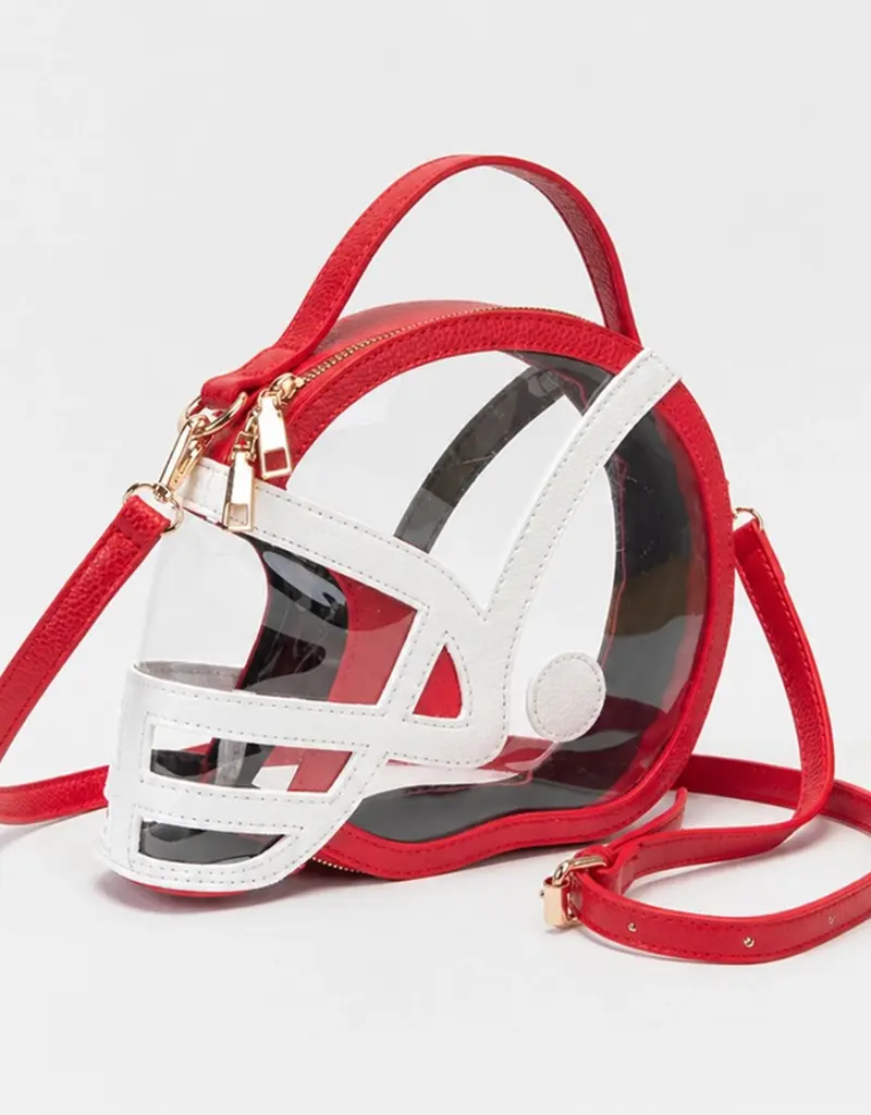 Football Helmet Clear Purse