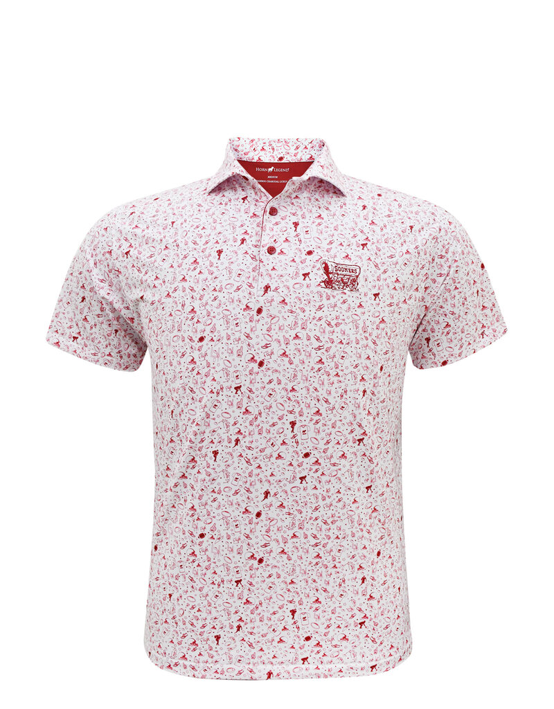 HL Red Scatter Patter with Schooner Polo