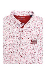 HL Red Scatter Patter with Schooner Polo