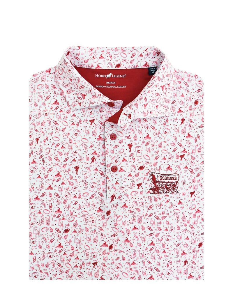 HL Red Scatter Patter with Schooner Polo