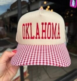 Oklahoma Check Red