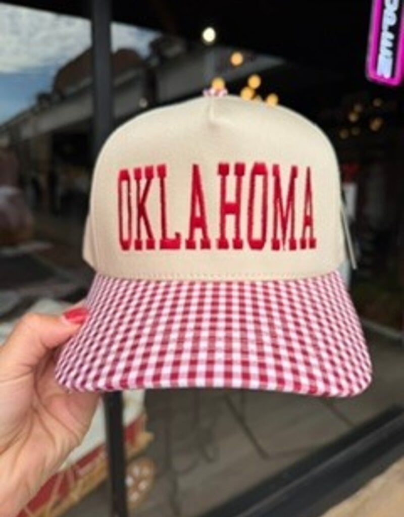 Oklahoma Check Red