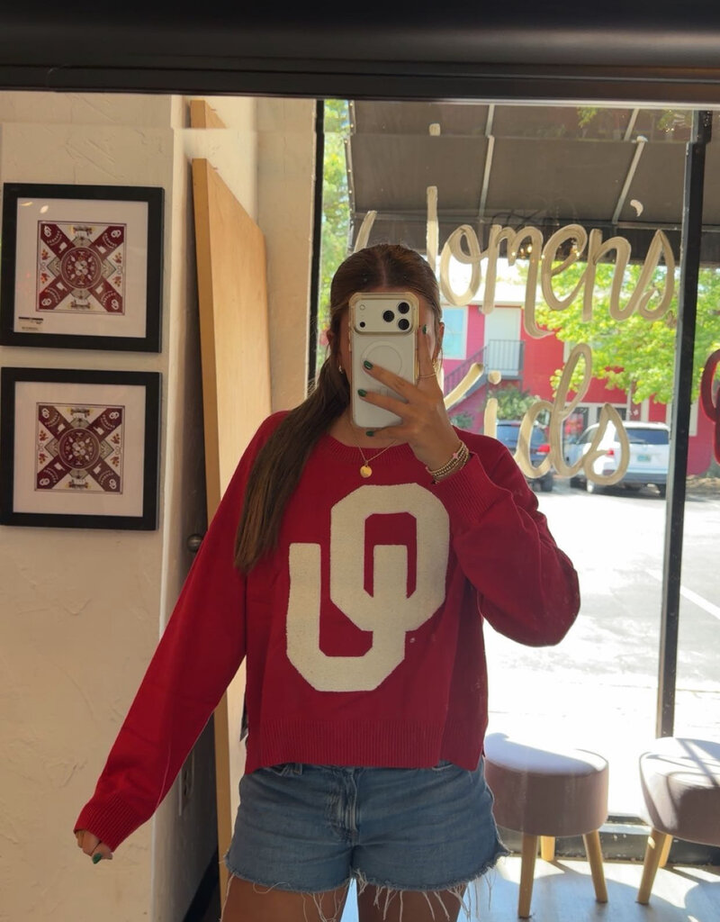 OU Chenille Sweater