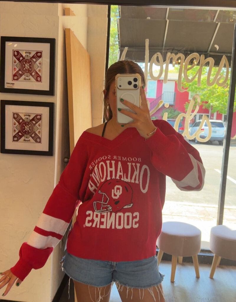 Quad OU V-Neck Sweater