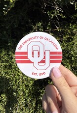 ! OU with Three Stripes Button