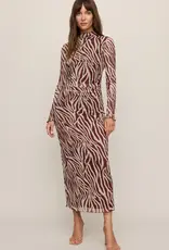 Zebra Midi Dress