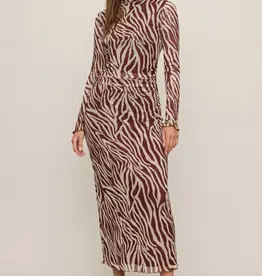 Zebra Midi Dress