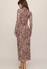 Zebra Midi Dress