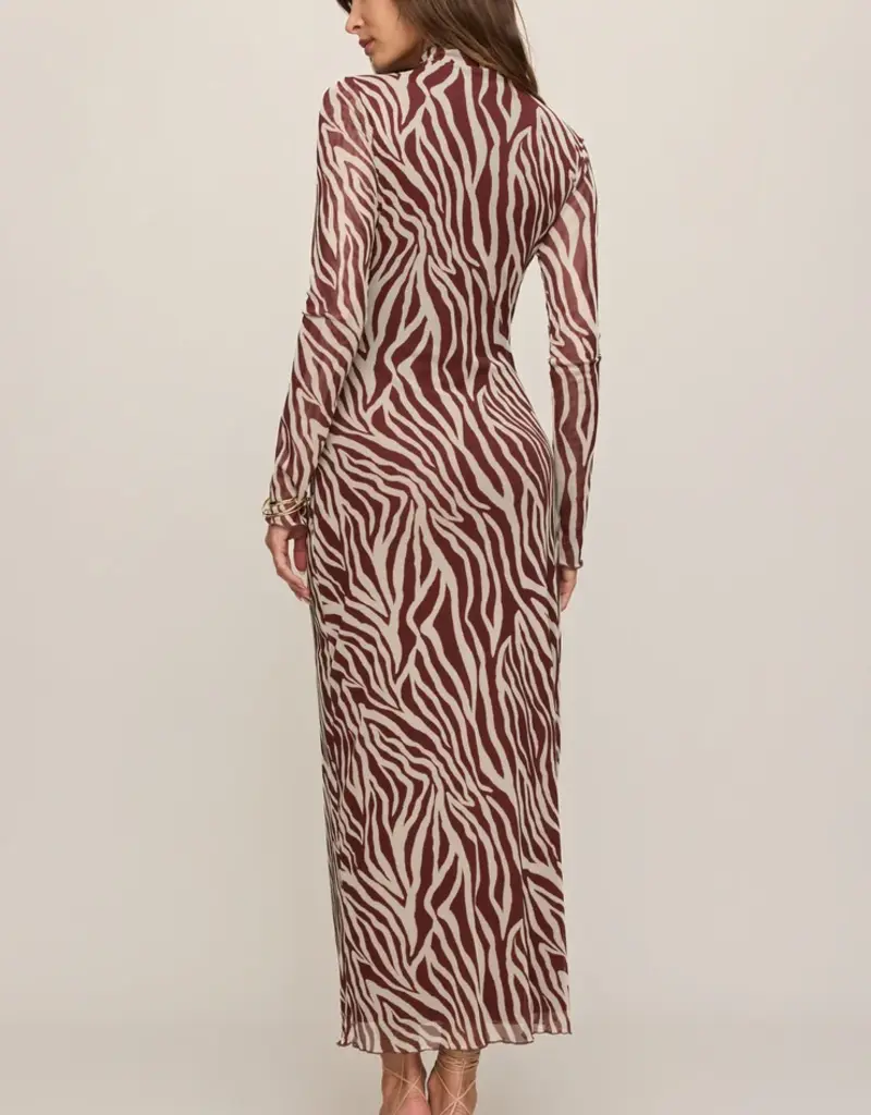 Zebra Midi Dress