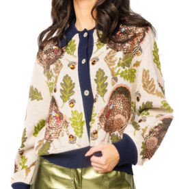 QOS turkey and acorn button up