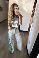 GameDay Contrast Wide Leg Denim