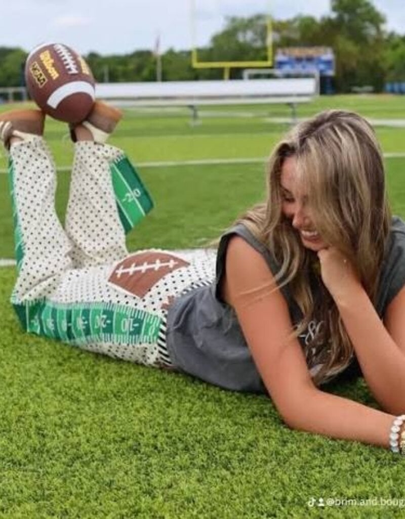 GameDay Contrast Wide Leg Denim
