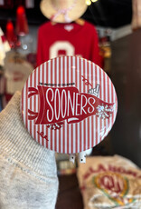 ! striped sooners pennant