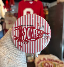 ! striped sooners pennant