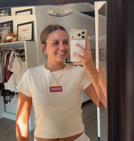 The Raegan Ribbed Baby Tee
