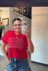 OU Sooners Beat Texas Polka Dot Red Cropped Tee