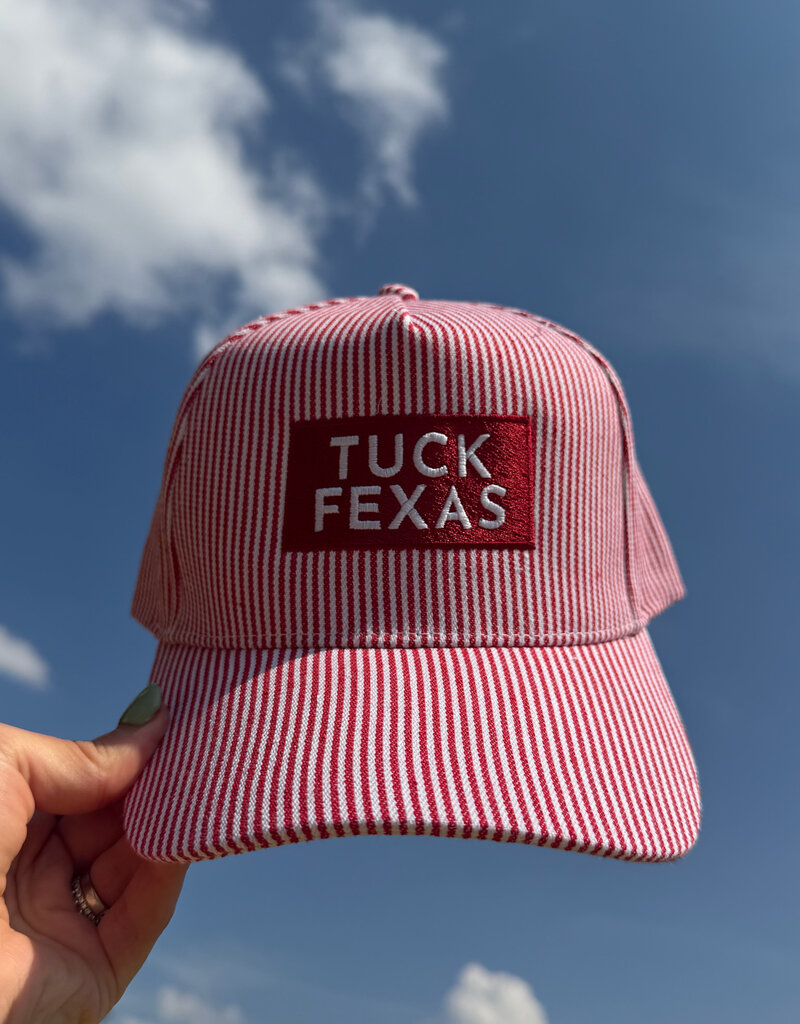 Tuck Fexas striped Hat