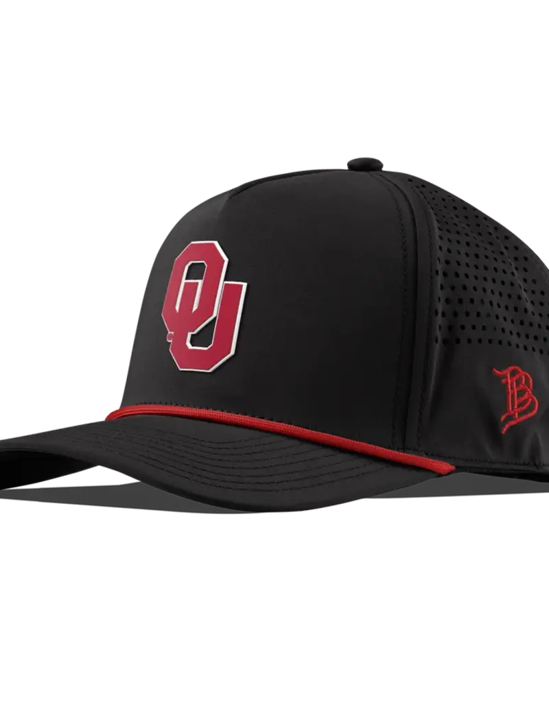 Oklahoma Black Panel Rope Hat