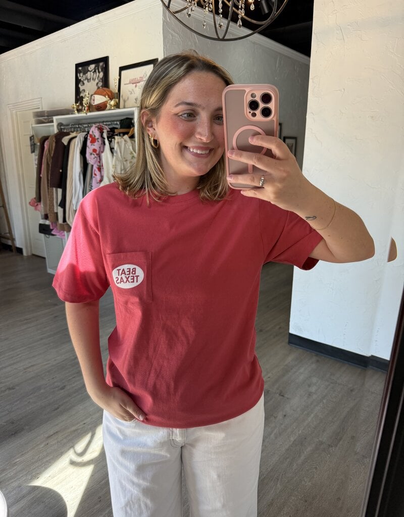 RW Red Texas Sucks Tee