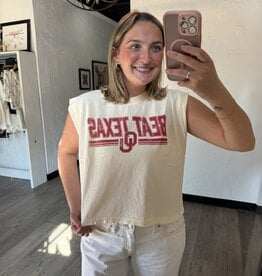 Retro College Beat Texas Muscle Tank