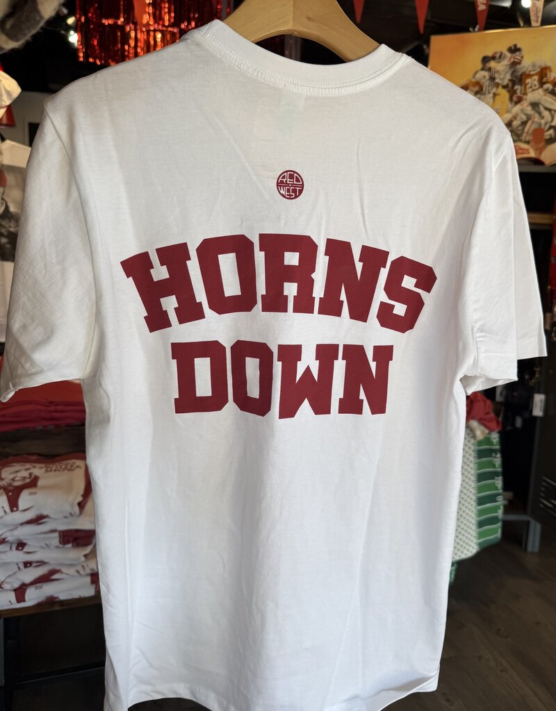 RW White Horns Down Tee