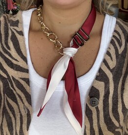 OU Scarf Necklace