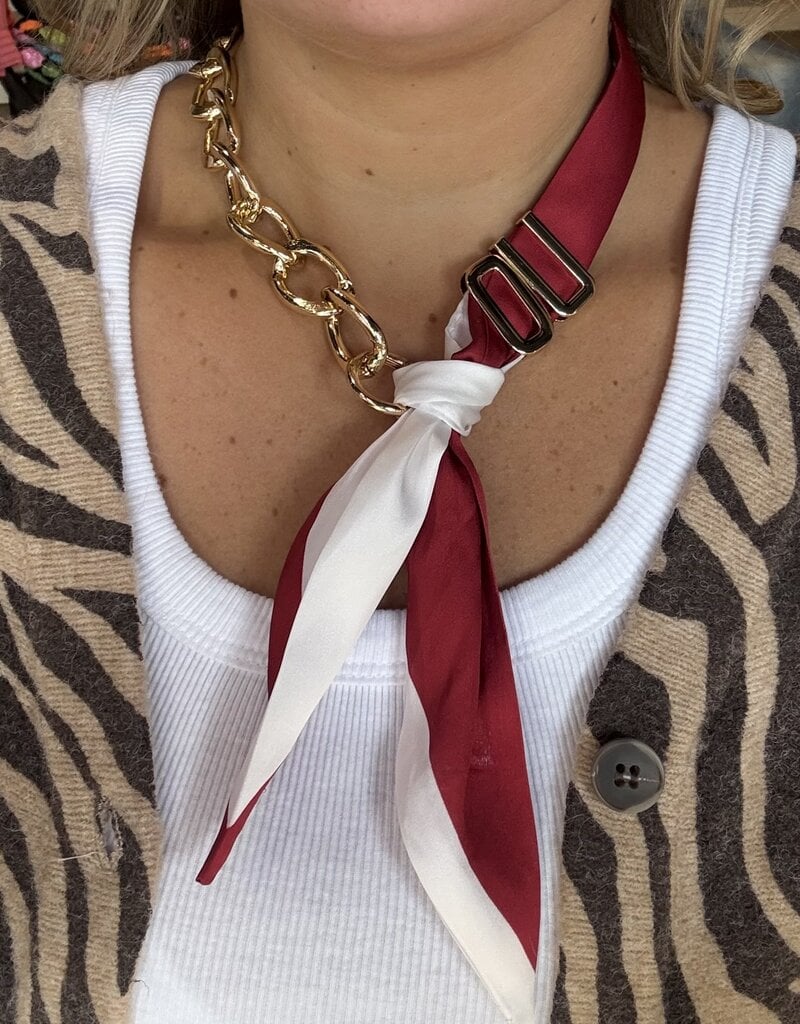 OU Scarf Necklace