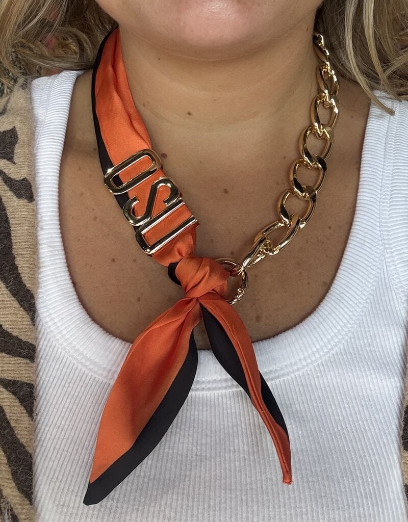 osu scarf necklace