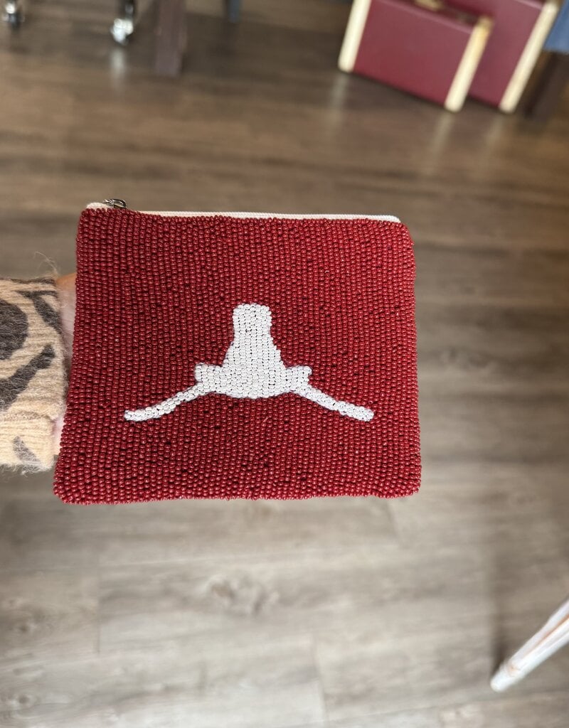 Upside Down Long Horn Coin Pouch