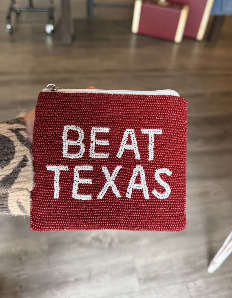 Beat Texas Coin Pouch