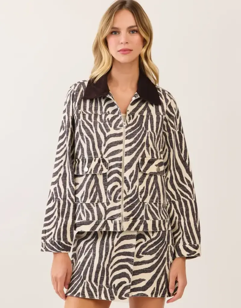 Zebra Print Jacket