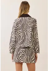 Zebra Print Jacket