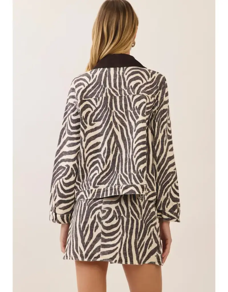 Zebra Print Jacket