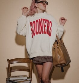 sooner tall boy ivory weekend mock neck