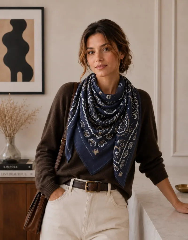 Large Wool Bandana