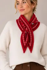 Thick Paisley Triangle Scarf