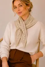 Thick Paisley Triangle Scarf
