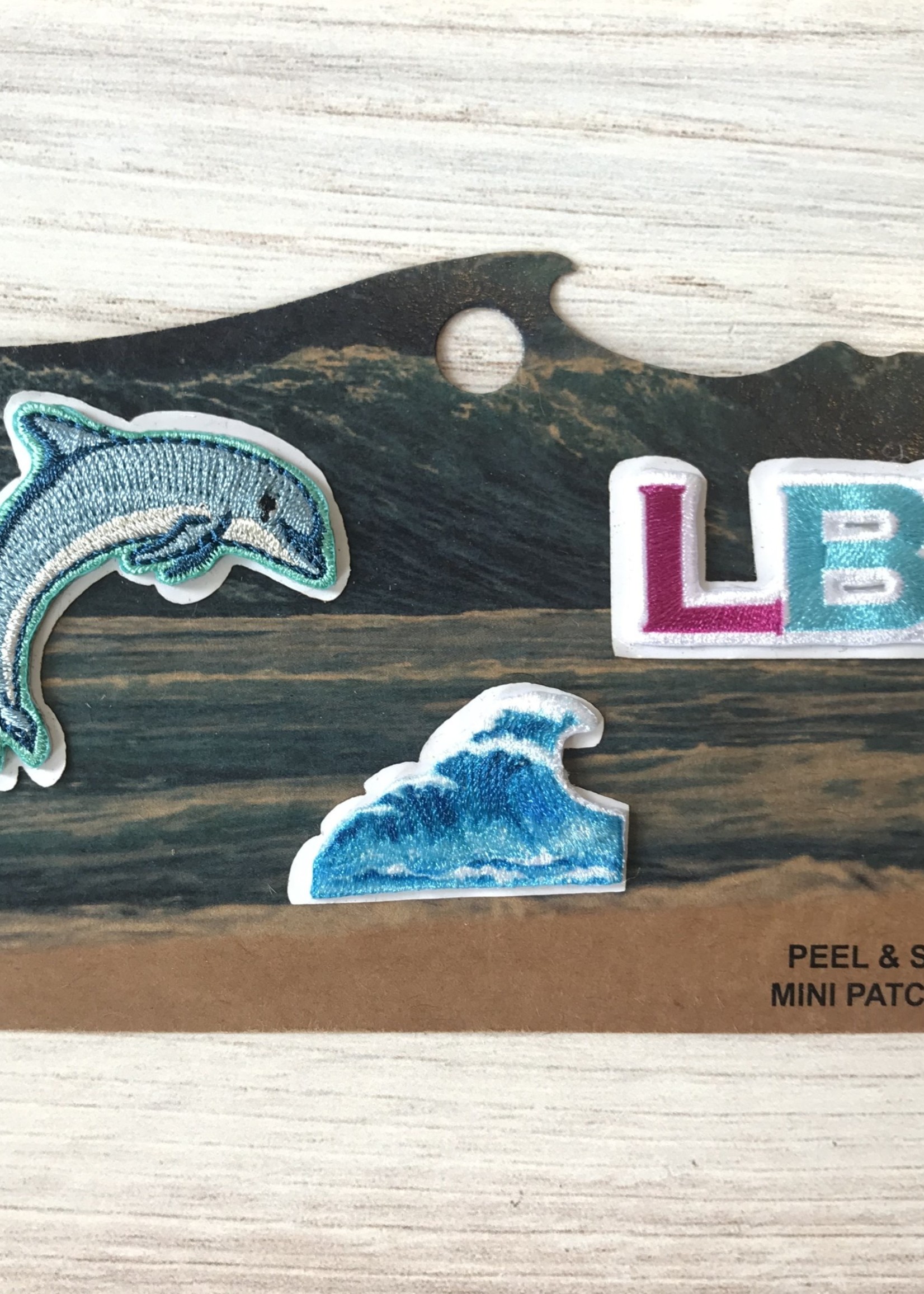 A+B Emblem Peel-n-Stick LBI Patches