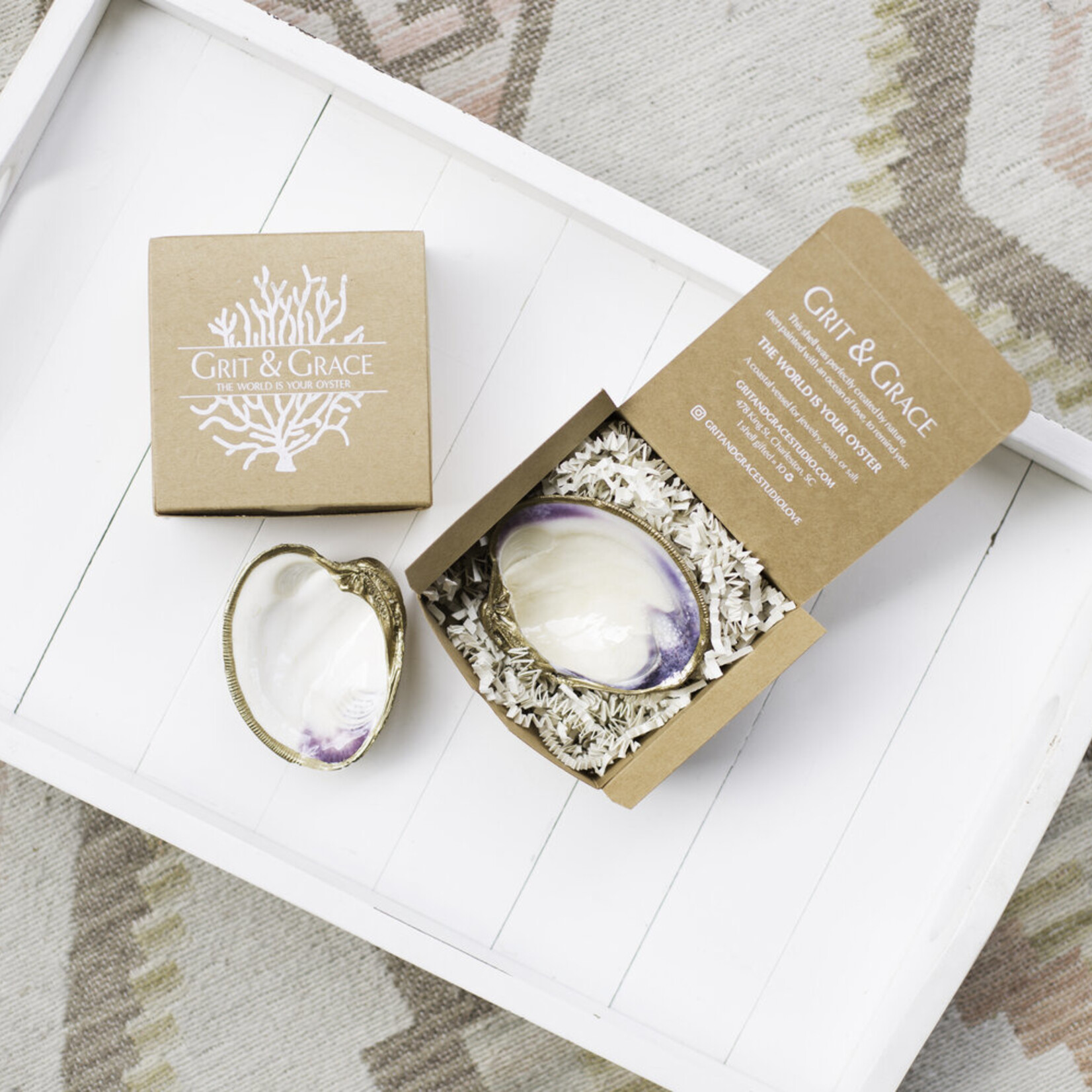 Grit & Grace Original Clam Jewelry Dish