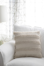 PD Home & Garden 18" White Accent Stripe Pillow