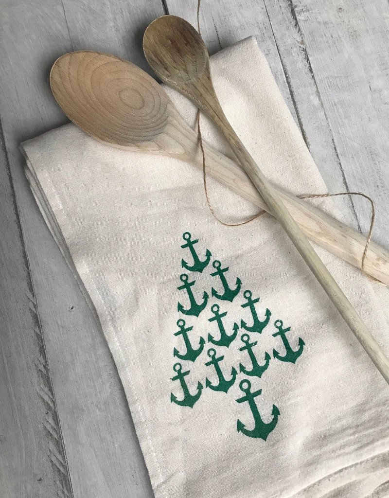 Seagate Studio Anchor Christmas Tree Tea Towel