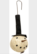 Hearthside Collection Primitive Top Hat Snowman Ornament