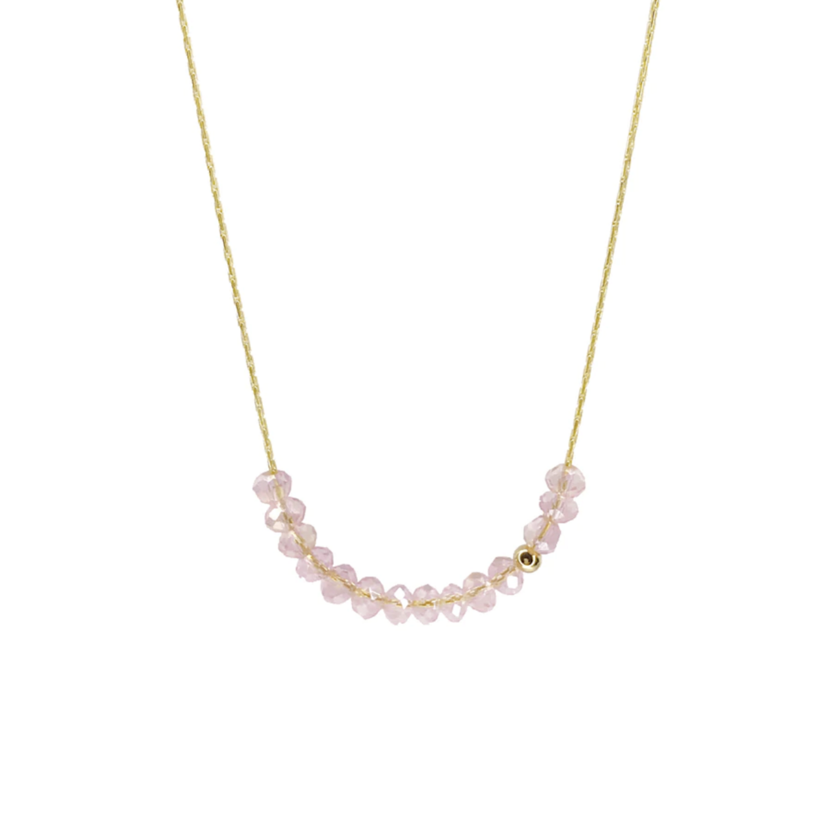 Salty Cali Sprinkle of Love Necklace - Pink