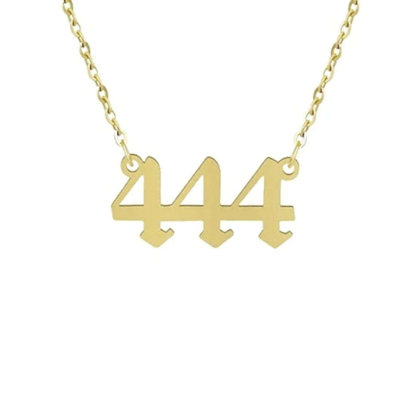 Alco Gold Angel Number Necklace