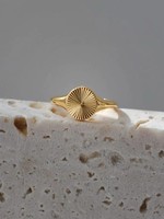 Alco Gold Sunburst Ring