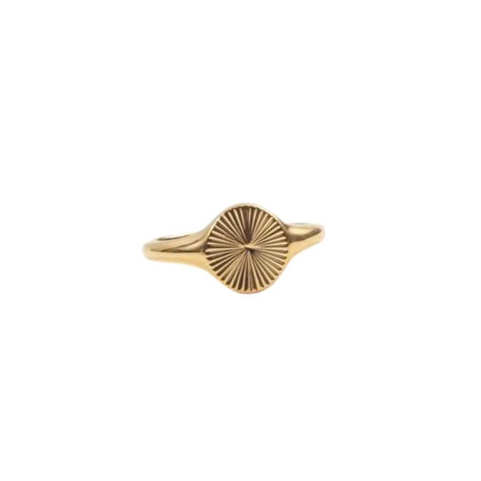 Alco Gold Sunburst Ring