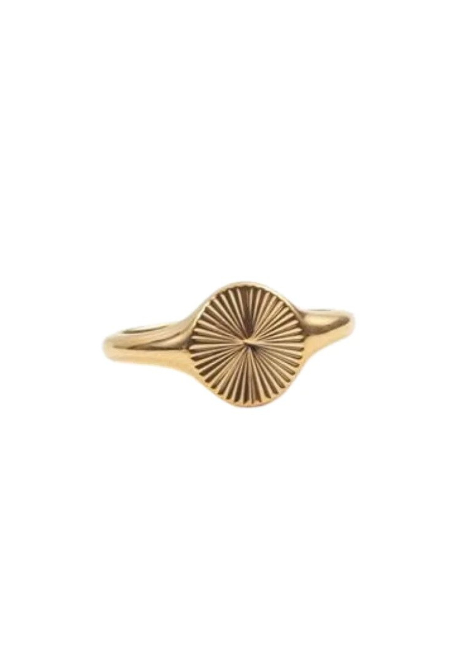 Alco Gold Sunburst Ring