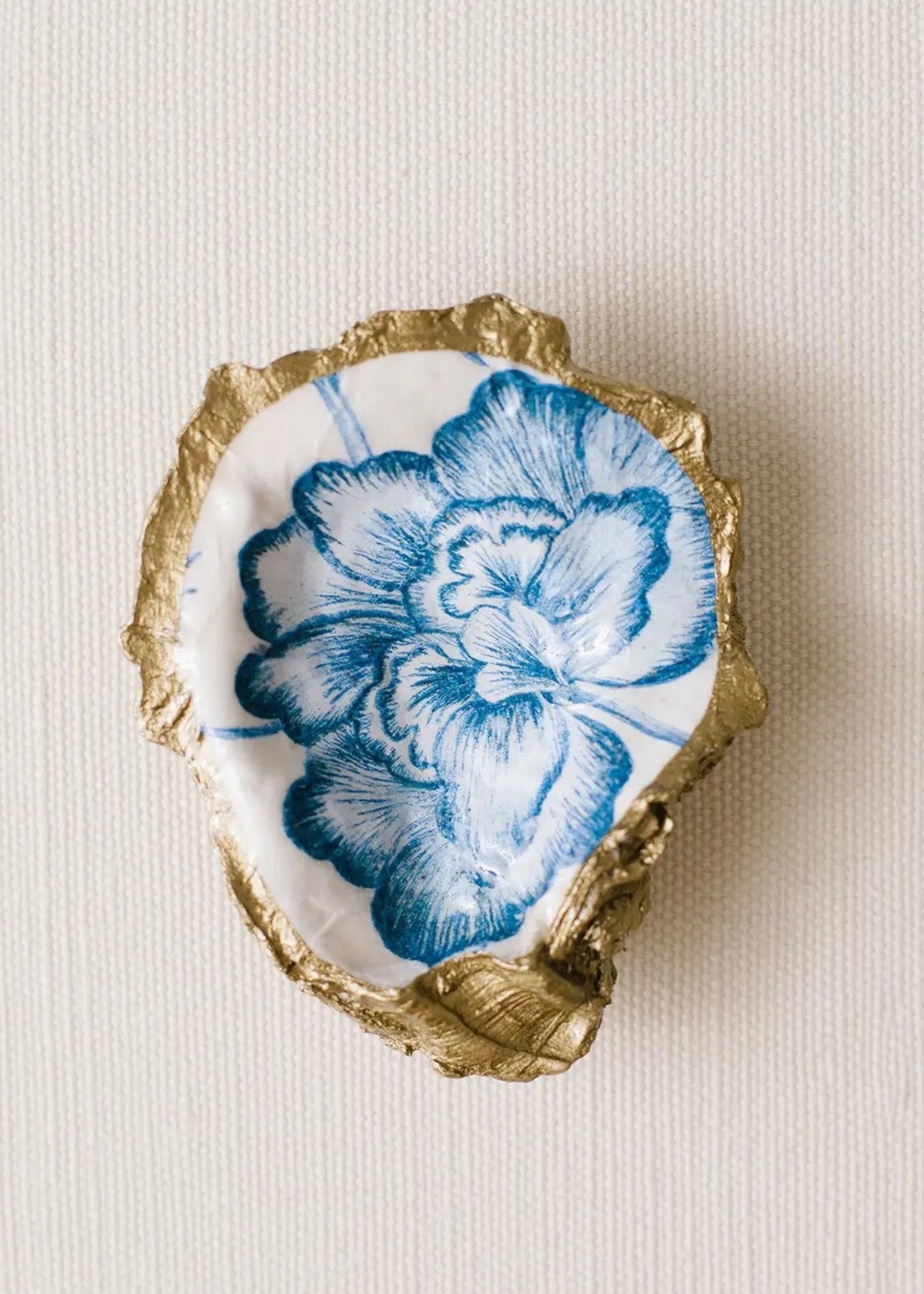 Grit & Grace Decoupage Oyster Jewelry Dish