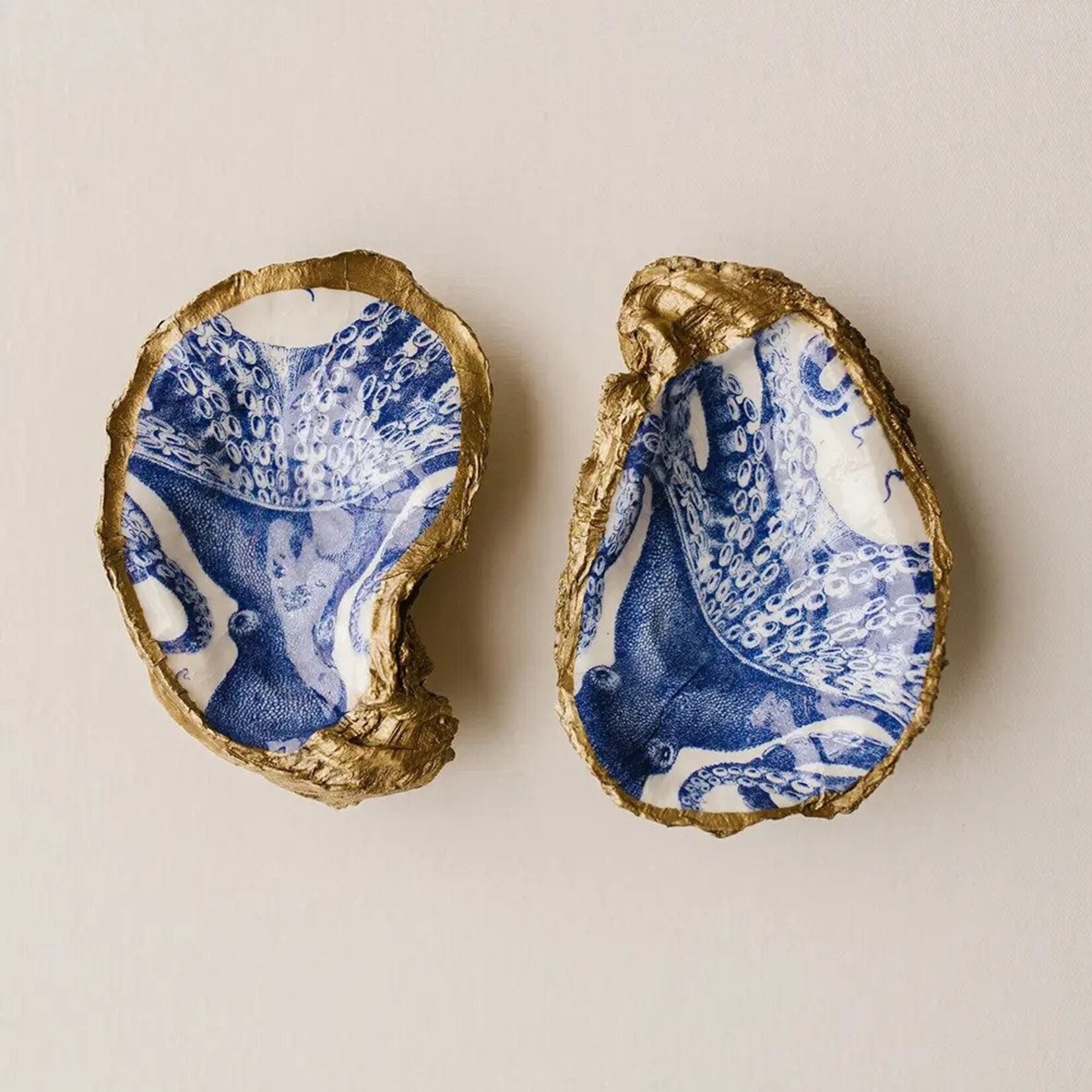 Grit & Grace Decoupage Oyster Jewelry Dish